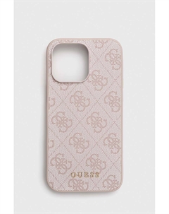 Чехол Guess для телефона iPhone 15 Pro Max 6.7, розовый