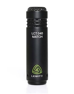 Конденсаторный микрофон Lewitt LCT040MATCH Small Diaphragm Cardioid Condenser Microphone - Single