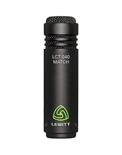 Конденсаторный микрофон Lewitt LCT040MATCH Small Diaphragm Cardioid Condenser Microphone - Single