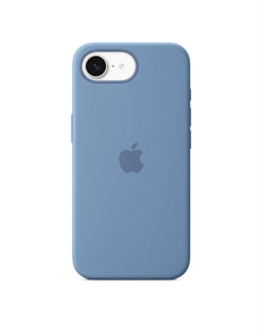 Чехол Apple Silicone Case для iPhone 16e, синий