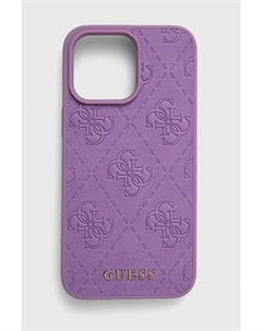 Чехол Guess для телефона iPhone 15 Pro Max 6.7, фиолетовый