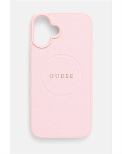 Чехол Guess для iPhone 16 Plus 6.7, розовый