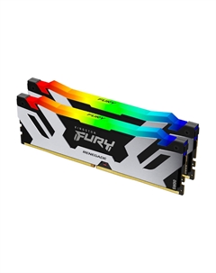 Оперативная память Kingston Fury Renegade RGB, 32 Гб DDR5 (2x16 Гб), 8000 МГц, KF580C38RSAK2-32, черный