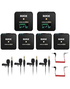 Беспроводная микрофонная система RODE WIGO II x2, (4) Lav Go, (2) SC7, Cloth Rode