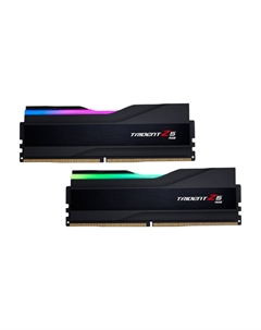 Оперативная память G.SKILL Trident Z5 RGB, 32 Гб DDR5 (2x16 Гб), 6000 МГц, CL40, F5-6000J4040F16GX2-TZ5RK, черный G.skill
