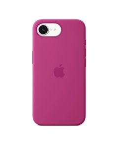 Чехол Apple Silicone Case для iPhone 16e, фуксия