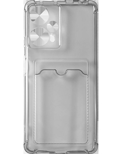 Чехол-накладка Card Case для POCO F5 Прозрачный/Черный Redline