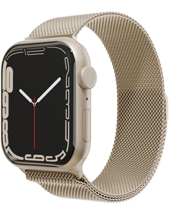Ремешок для умных часов Milanese Apple Watch 42|44|45 Золотой Vlp