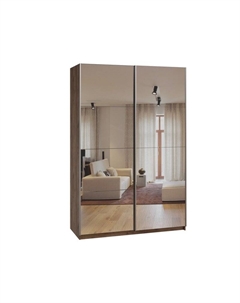 Шкаф-купе Реймс-2-160-230 Дуб Табачный Диван.ру