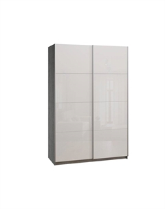 Шкаф-купе Итан-2-160-230 Glass Double Бетон Диван.ру