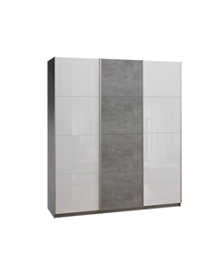 Шкаф-купе Итан-3-210-230 Glass Бетон Диван.ру