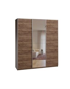 Шкаф-купе Орест-3-210-230 Дуб Табачный Диван.ру