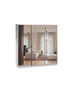 Шкаф-купе Орлеан-3-240-220 Белый Диван.ру