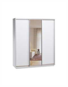 Шкаф-купе Мюнхен-3-210-240 White Диван.ру