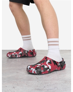 Сабо мужские Geo Camo, Красный Crocs