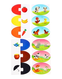 Парные iq - пазлы Puzzle time