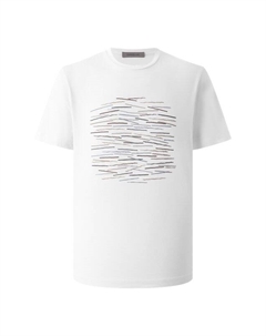 Хлопковая футболка Corneliani