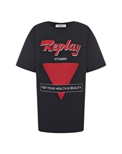 Хлопковая футболка Replay