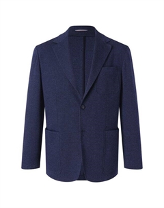 Пиджак из шерсти и хлопка Canali