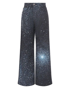 Джинсы с отделкой стразами Giuseppe di morabito