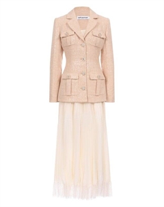 Комбинированное платье Self-portrait