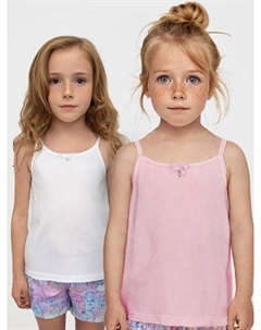 Майка трикотажная для девочек, 2 шт в комплекте Playtoday tween