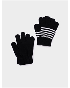 Перчатки трикотажные для девочек, 2 пары в комплекте Playtoday tween