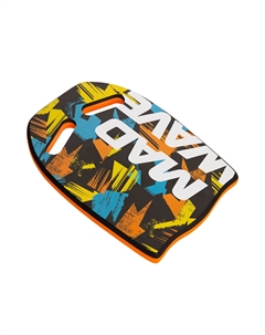 Доска для плавания Kickboard Ergo Printed M0729 03 0 07W оранжевый Mad wave
