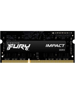 Модуль памяти SODIMM DDR3 4GB KF316LS9IB/4 Impact 1600MHz CL9 1.35V Kingston fury