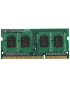 Модуль памяти SODIMM DDR3 2GB QUM3S-2G1600T11L PC3-12800 1600MHz CL11 1.35V Qumo