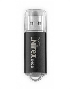 Накопитель USB 2.0 64GB UNIT 13600-FMUUND64 чёрный (ecopack) Mirex