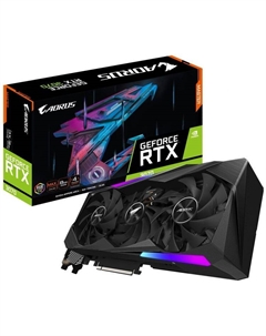 Видеокарта PCI-E GeForce RTX 3070 AORUS MASTER (GV-N3070AORUS M-8GD) 8GB GDDR6 256bit 8nm 1500/14000MHz 2*HDMI/3*DP Gigabyte