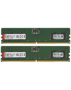 Модуль памяти DDR5 16GB (2*8GB) KVR48U40BS6K2-16 PC5-38400 4800MHz CL40 1RX16 1.1V 16Gbit retail Kingston
