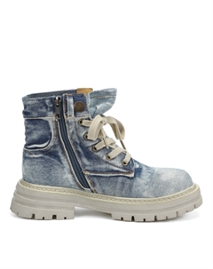 Голубые ботинки из денима Respect