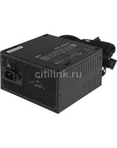 Блок питания MAG A500DN, 500Вт, 80 PLUS WHITE, 120мм, черный, retail Msi