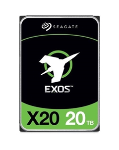 Жесткий диск Exos X20 ST20000NM007D, 20ТБ, HDD, SATA III, 3.5" Seagate