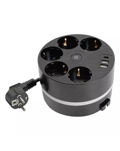 Удлинитель Comfort 5гн 2USB+С 2,5м с/з Comfort HM10-51-01 49656 Stekker