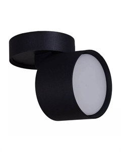 Спот 53009-9.5-001CT GX53 BK Reluce