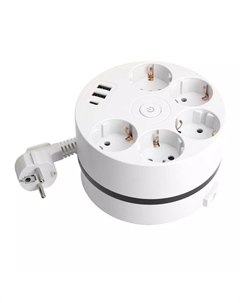 Удлинитель Comfort 5гн 2USB+С 2,5м с/з Comfort HM10-51-01 49591 Stekker