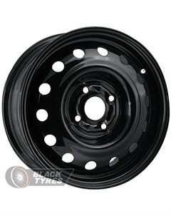 Стальной диск X40915 6x15/4x100 D60.1 ET40, Черные Trebl