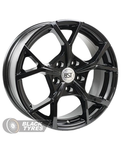 Литой диск R086 6.5x16/5x114.3 D67.1 ET44, Черные Rst