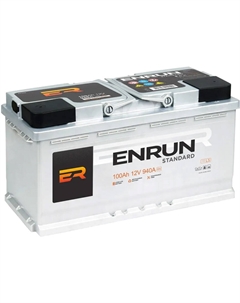 Автомобильный аккумулятор Standart 100 Ач обратная полярность L5 Enrun