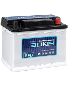 Автомобильный аккумулятор EFB 60 Ач обратная полярность L2 Aokly
