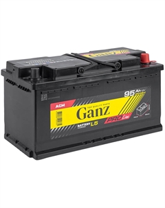 Автомобильный аккумулятор AGM PRO-Line 95 Ач обратная полярность L5 Ganz