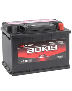 Автомобильный аккумулятор 60 Ач обратная полярность LB2 Aokly