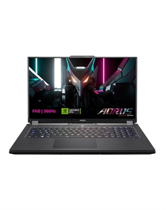Игровой ноутбук Gigabyte AORUS 17H 17.3'', 16ГБ/1ТБ, i7-13700H, RTX 4080, черный, английская клавиатура