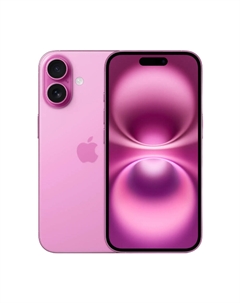 Смартфон Apple iPhone 16, (nanoSIM+eSIM), 512 ГБ, Pink