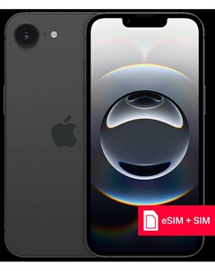 Смартфон Apple iPhone 16e 128 Гб eSIM + SIM Черный