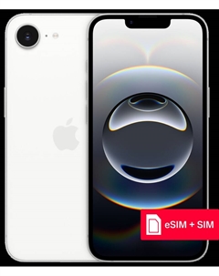 Смартфон Apple iPhone 16e 128 Гб eSIM + SIM Белый