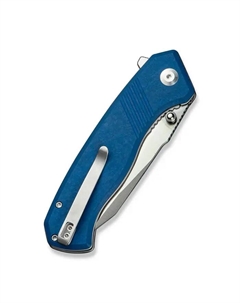 Складной нож Placoid, сталь 14C28N, рукоять G10, синий Civivi